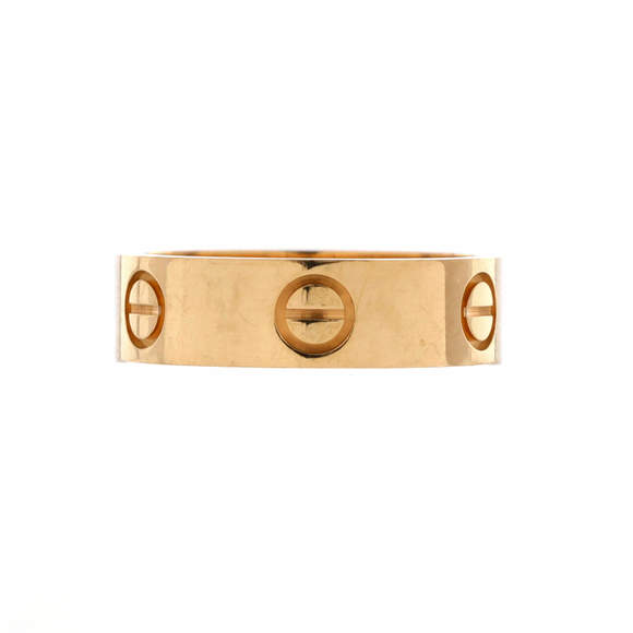 Cartier Love Band Ring 18K Yellow Gold - Picture 1 of 3